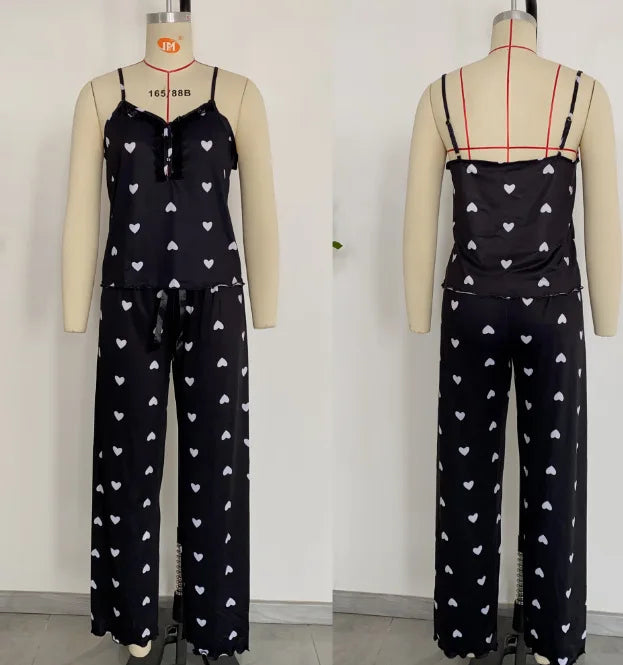 Pyjama en satin Lunea