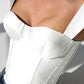 White satin top