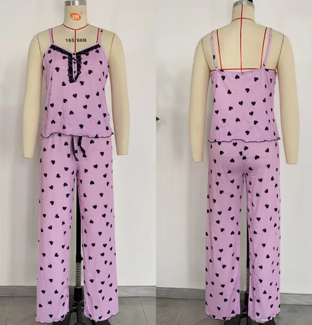 Pyjama en satin Lunea