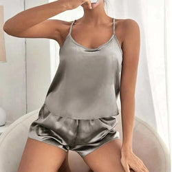 Ensemble de lingerie simple gris