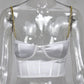 Débardeur en satin Vintage blanc