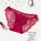Culotte en satin et dentelle July rouge