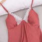 Pyjama satiné rouge Joy