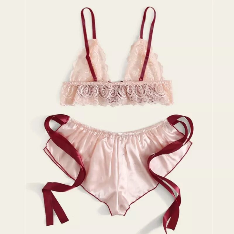 lingerie satin Millie rose